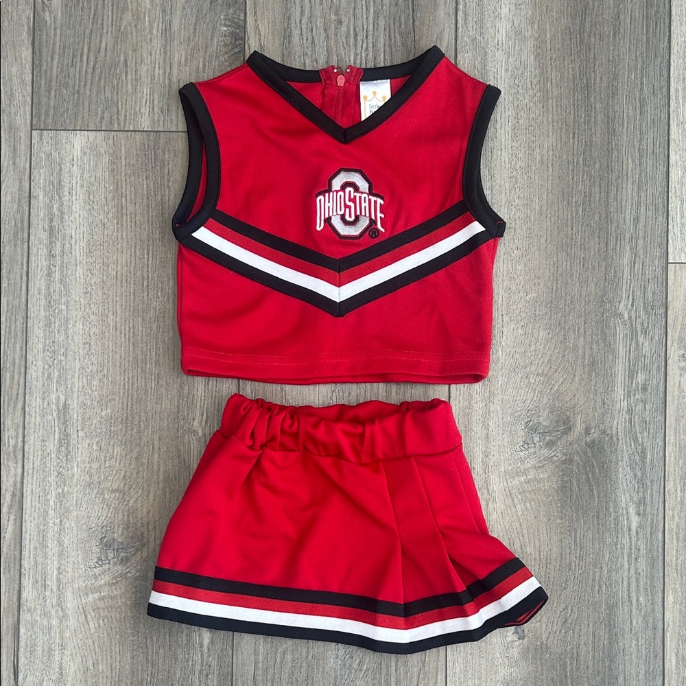 Ohio State Toddler Cheerleader Costume - Red and Black